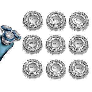 9 Pack SH70/71 Replacement Heads Blades Fit for Philips Norelco Series 7000